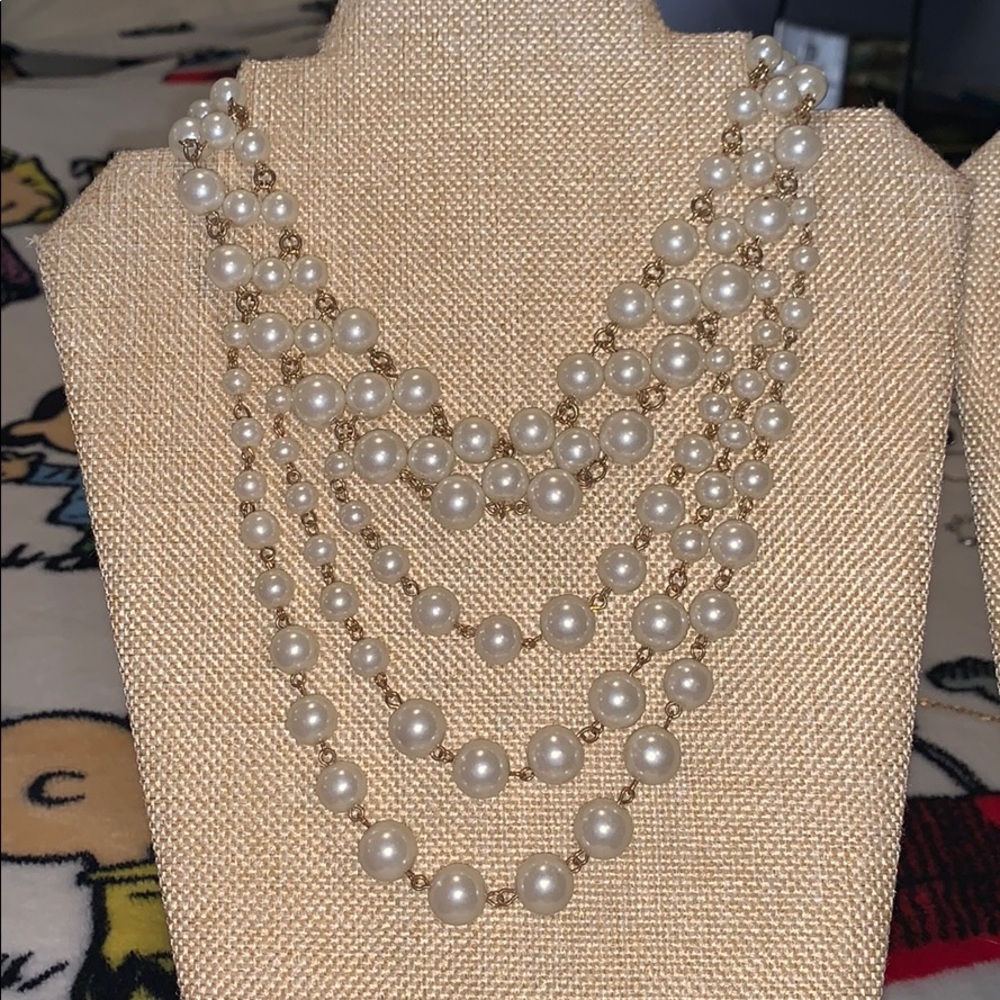 Pearls multi strand necklace NWT - Picture 6 of 16